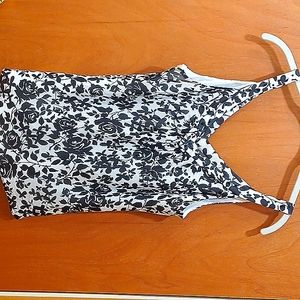 Ann Taylor silk floral pattern tank top